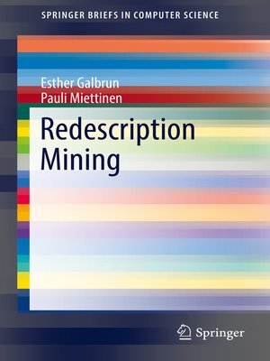 cover image of Redescription Mining